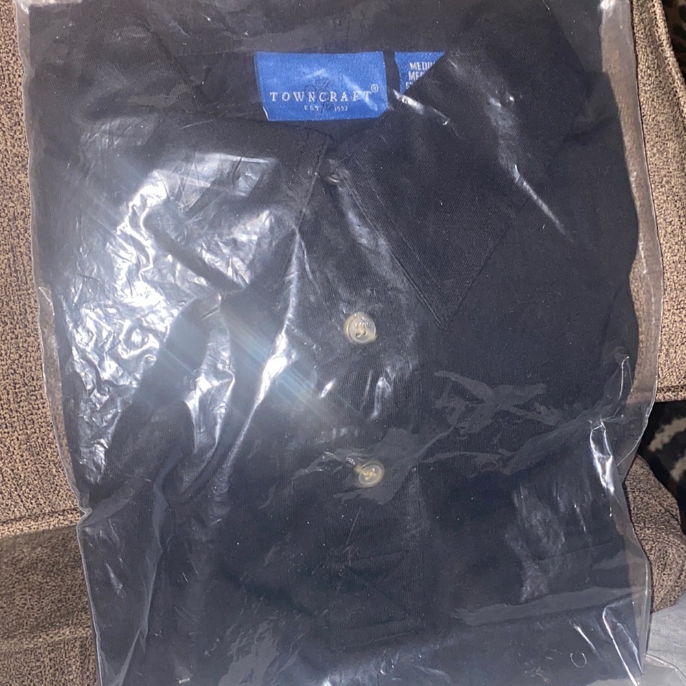 Black button up